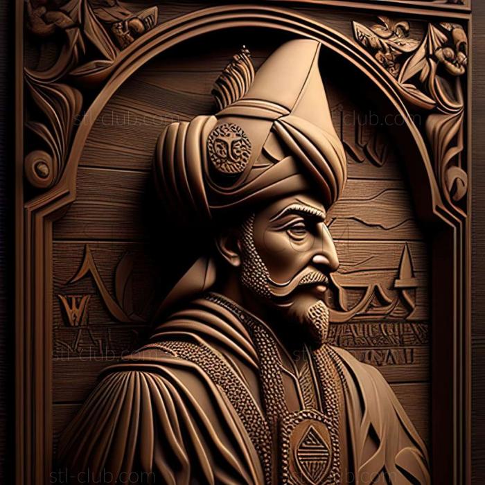 3D model Sultanhan in Turkey (STL)